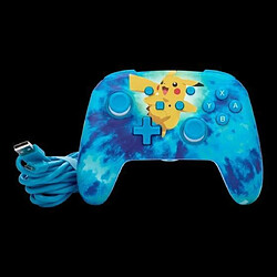 Power A Manette filaire SWITCH Pokémon Pikachu Tie Dye Officielle Nintendo Câble USB détachable + CASQUE SWITCH SPIRIT OF GAMER ROUGE BLEU