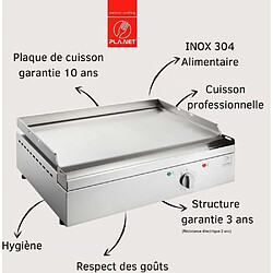 Avis Plancha électrique 3120w plaque inox - CHEF80LISSELEC - PLA.NET