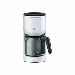 Cafetière - BRAUN - PurEase KF 3120 WH - 10 tasses - Filtre - 1000 Watt - Blanc 