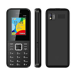 Yonis Téléphone Portable 1.77 Pouces 1800mAh Dual SIM Téléphone Portable 1.77 Pouces 1800mAh Bluetooth FM MP3 MP4 Dual SIM Noir Noir YONIS