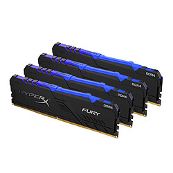 HyperX Fury RGB 32 Go (4x 8 Go) DDR4 3600 MHz CL17