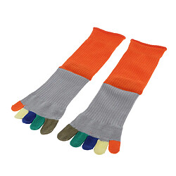 Chaussettes Mi-mollet à Bouts Chaussettes Chaudes Pour Hommes Et Femmes En Coton Orange