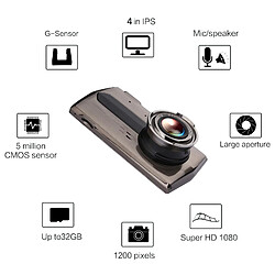 Acheter Yonis Dashcam Écran 4'' Full HD 1080p+64 Go