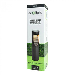 Poteau de jardin, solaire, EcoLight LED, 4000K, IP54, SSO-3 pas cher