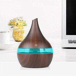 Universal Humidificateur d'air USB 300ml Diffuseur d'air électrique aromatique Huiles essentielles Bois Aromathérapie par ultrasons Brume fraîche Fabricant pour voiture familiale | Humidificateur