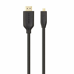 Belkin HDMI - Micro HDMI, 3m câble HDMI HDMI Type A (Standard) HDMI Type D (Micro) Noir