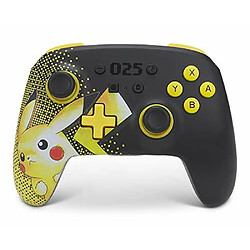 PowerA Manette de jeu sans fil Pokemon Pikachu 025 pour Nintendo Switch (Noir/Jaune)