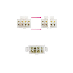 Avis Câble de Rallonge TooQ 8P/H-4+4P/M Câble d'Alimentation Câble