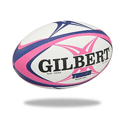 GILBERT Ballon de rugby Touch - Taille 4 - Homme - Rose et bleu