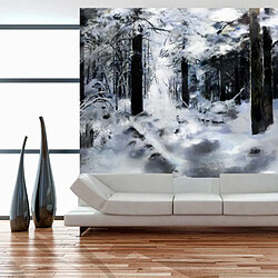 Paris Prix Papier Peint Winter Forest 231 x 300 cm 