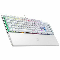 Acheter Clavier pour jeu Newskill Serike V2 Espagnol Qwerty Blanc