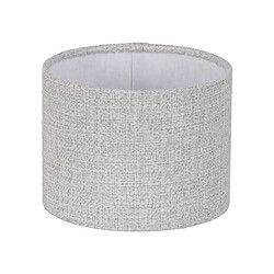 BigBuy Home Écran de lampe Gris Polyester 20 x 20 x 15 cm 