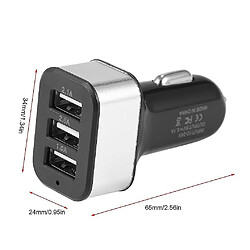 Acheter YYH Universal 3 Adaptateur USB Car Charger 3 Port 2A 2.1A 1A pour le téléphone mobile