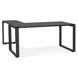 Paris Prix Bureau Design Abigano 170cm Noir 