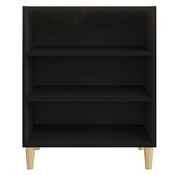 Acheter Maison Chic Buffet,Meuble de Rangement,commode pour salon,Cuisine Noir 57x35x70 cm Aggloméré -MN73712