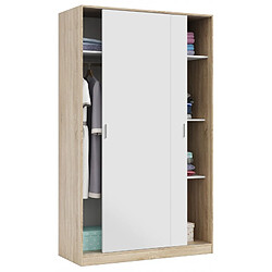 Webmarketpoint KIT ARMOIRE 2ASC CM.120X50X200H RO / BIA 