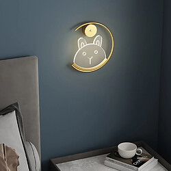 Avis Universal Lampe murale de chambre 6W Lampe de chevet Lampe murale de chambre d'enfant Lampe de luxe (lumière blanche)