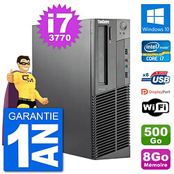 PC Lenovo M92p SFF Intel i7-3770 RAM 8Go Disque Dur 500Go Windows 10 Wifi · Occasion 