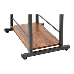 Avis Helloshop26 Bureau avec étagère table ordinateur bureau avec étagère intégrée (plateau : 110 x 50 cm, capacité de charge : 105 kg, hauteur du plateau : 75 cm) 14_0005963