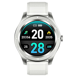 Wewoo Montre connectée Smartwatch S6 avec écran couleur IPS de 1,3 poucesurveillance de la fréquence cardiaque / pression artérielle / surveillance du sommeil / cycle physiologique féminin blanc