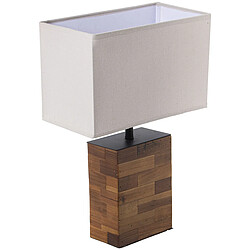 Lampe de bureau Alexandra House Living Marron Bois 60 W 38 x 51 x 18 cm 