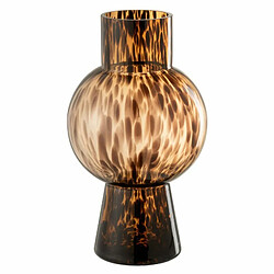 Paris Prix Vase Boule en Verre Design Poiso 31cm Marron