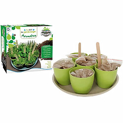 MGM - Plateau de 7 pots bamboo avec graines et substrat