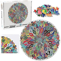 Avis Universal Puzzle mandala coloré Puzzle forme unique Puzzle Adulte Enfant Jouet Cadeau