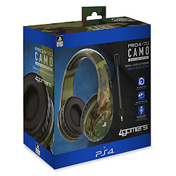 Casque audio gamer stéréo Playstation 4Gamers PRO4-70 Camouflage sous Licence Officielle pour PS4 et PS5 pas cher