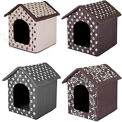 Hobbydog R3 BUDSWL4 Doghouse R3 Gris 52 x 46 cm avec Pattes M Gris 1 100000000001 kg