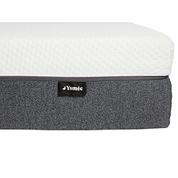 Vente-Unique Matelas 180 x 200 cm mousse HD 7 zones et accueil mémoire de forme déhoussable ép.20cm - KELIH de YSMÉE pas cher