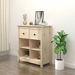 Maison Chic Buffet,Meuble de Rangement,commode pour salon,Cuisine 70x35x80 cm Bois massif de pin -MN90746