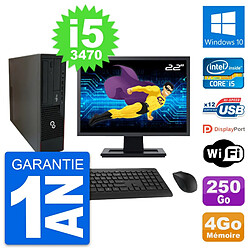 PC Fujitsu E910 DT Ecran 22" Intel i5-3470 RAM 4Go Disque 250Go Windows 10 Wifi · Occasion 