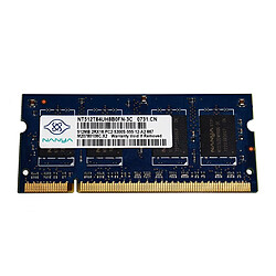 512Mo RAM PC Portable SODIMM NANYA NT512T64UH8B0FN-3C DDR2 PC2-5300S 667MHz CL5 - Occasion