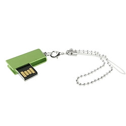 Acheter Wewoo Clé USB vert Mini disque flash USB rotatif 4 Go,