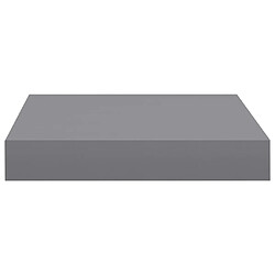 Acheter vidaXL Étagère flottante murale gris 23x23,5x3,8 cm MDF