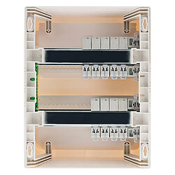 Avis Coffret T3 26 modules Blanc équipé de 9 disjoncteurs et 2 inter. diff. livré avec accessoires - Zenitech