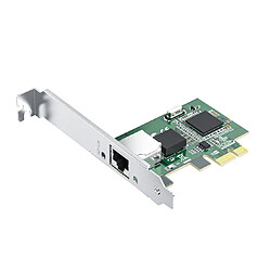 HCX Carte Réseau 2.5Gbps Ethernet (RJ45) pour PC/Workstation/Serveur, Puce Intel I225-V