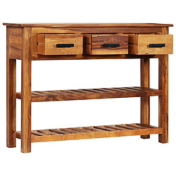 Avis Maison Chic Commode Buffet - Meuble de rangement avec 3 tiroirs 110x30x80 cm Bois massif -GKD78576