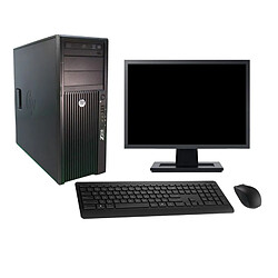 PC Tour HP Z210 Ecran 27" Intel i5-2400 RAM 16Go Disque Dur 1To Windows 10 Wifi - Occasion