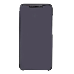 Etui en PU surface de rétroviseur fenêtre vue noir pour votre Xiaomi Mi 8 Pro