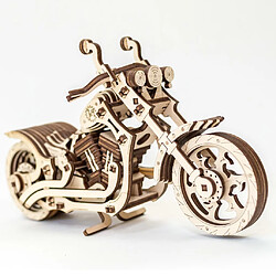 Youdoit Maquette 3D en bois - Moto Cruiser 22 cm