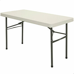 Table Piable Lifetime Crème 122 x 74 x 61 cm Acier Plastique