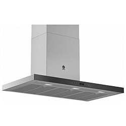 Totalcadeau Hotte standard à vitesse réglable et témoin lumineux 90 cm 843 m /h 165W A+ Acier inoxydable pas cher