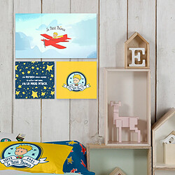 Happy Friday Toile HappyFriday Le Petit Prince Son avion Multicouleur 27 x 27 cm