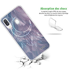 Avis Coque Samsung Galaxy A20e 360 intégrale transparente Lune Attrape Rêve Ecriture Tendance Design Evetane.