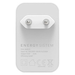 Avis Chargeur mural Energy Sistem Home Charger 4.0A Quad USB Blanc