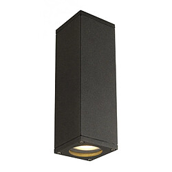 Slv THEO UP-DOWN OUT applique, carrée, anthracite, GU10, max. 2x35W 