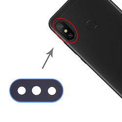 Wewoo 10 lentilles de protection pour PCS Xiaomi Redmi 6 Pro / MI A2 Lite bleu