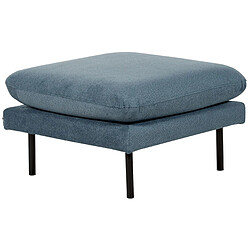 Beliani Pouf ottoman 70 x 70 cm bleu VINTERBRO 